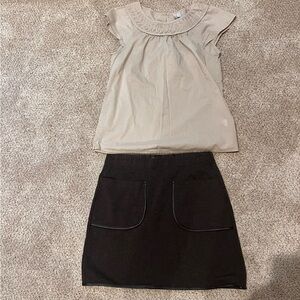 BUNDLE 2 pc outfit skirt/shirt size small